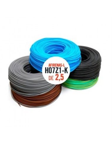 Rollo cable 200mtrs- 2,5 mm. Libre de Halógeno -CPR-