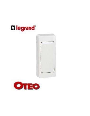 Interruptor-conmutador monoblock Legrand OTEO estrecho 086084